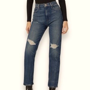 Hudson Jeans Jade High-Rise Straight Loose Fit Jean in Asteroid Size 29 NWT'S